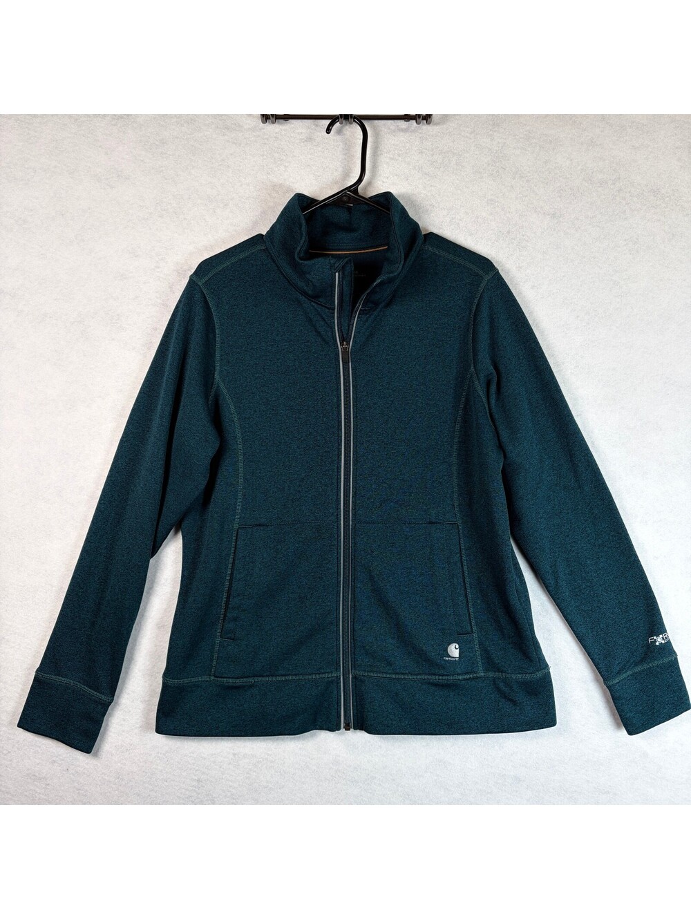 Carhartt Force Extremes Full Zip Jacket Large 12-14 Teal Blue